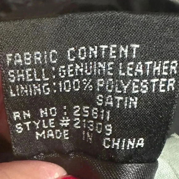 Guess Y2K Genuine Leather Pants Size 4 - Picture 6 of 6